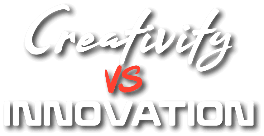 Creativity VS Innovation logo