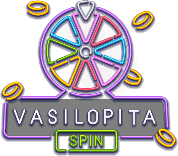 Vasilopita spin wheel logo