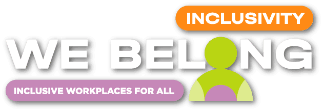 We Belong: Inclusive Workplaces for All logo