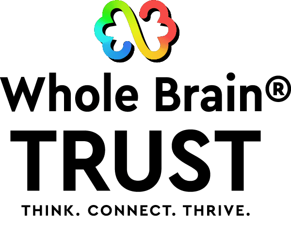 Whole Brain® Trust: Think. Connect. Thrive. logo
